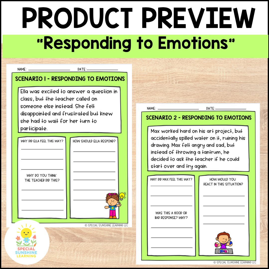 School-Based Social-Emotional Skills: "Responding to Emotions"