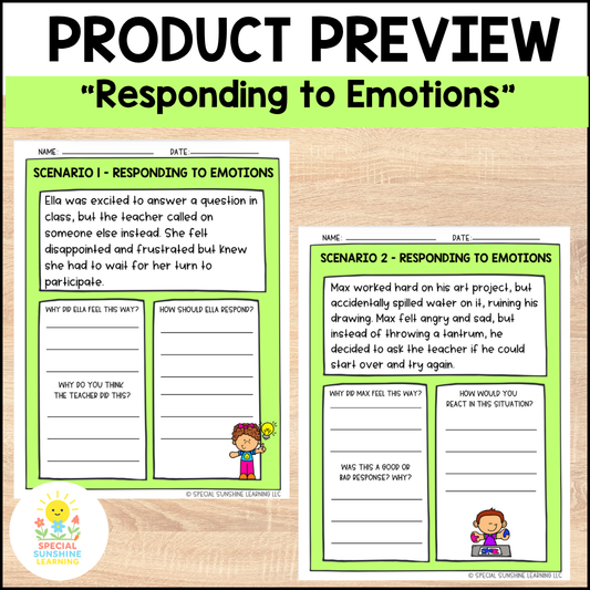 School-Based Social-Emotional Skills: "Responding to Emotions"