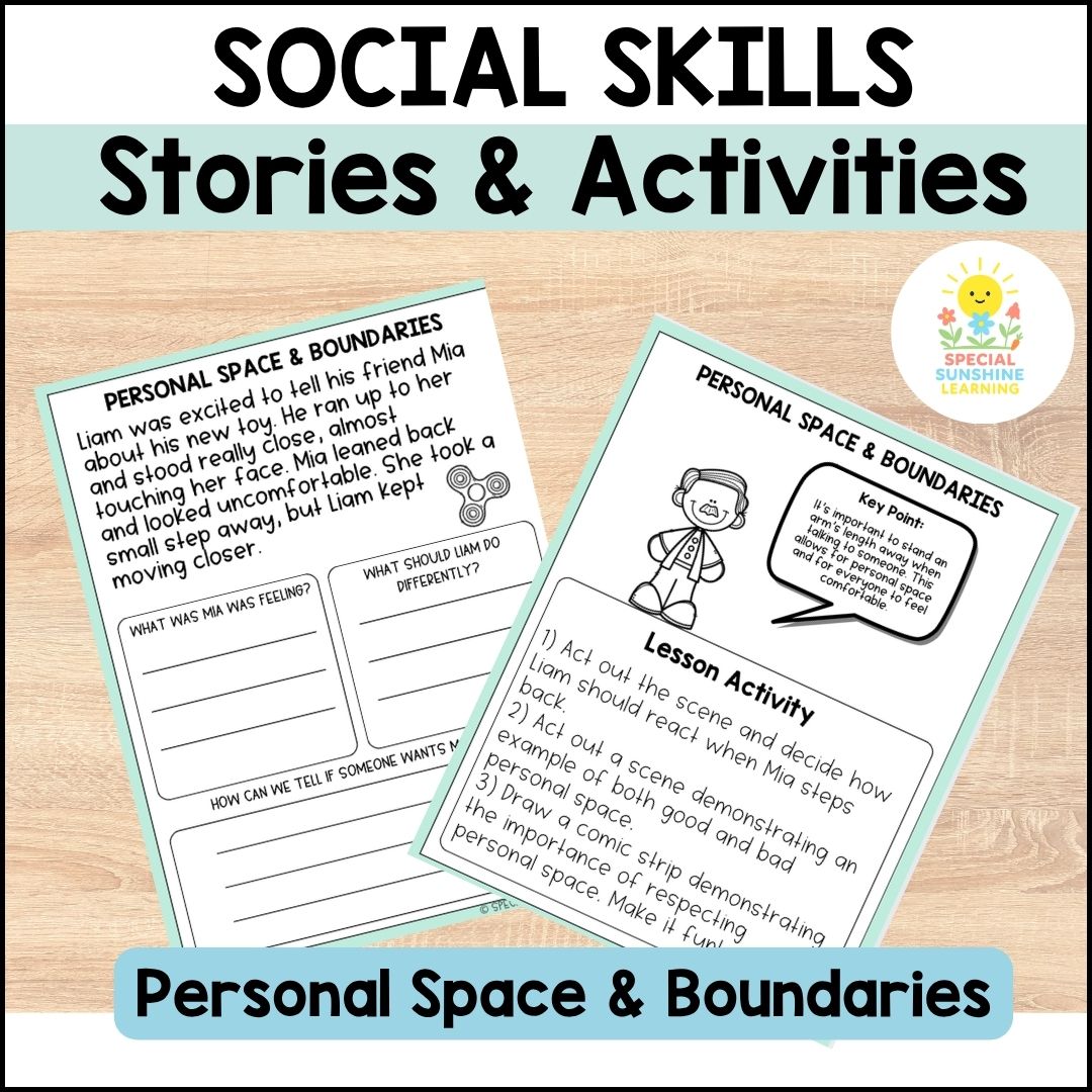 Social Skills: Stories and Activites FREE