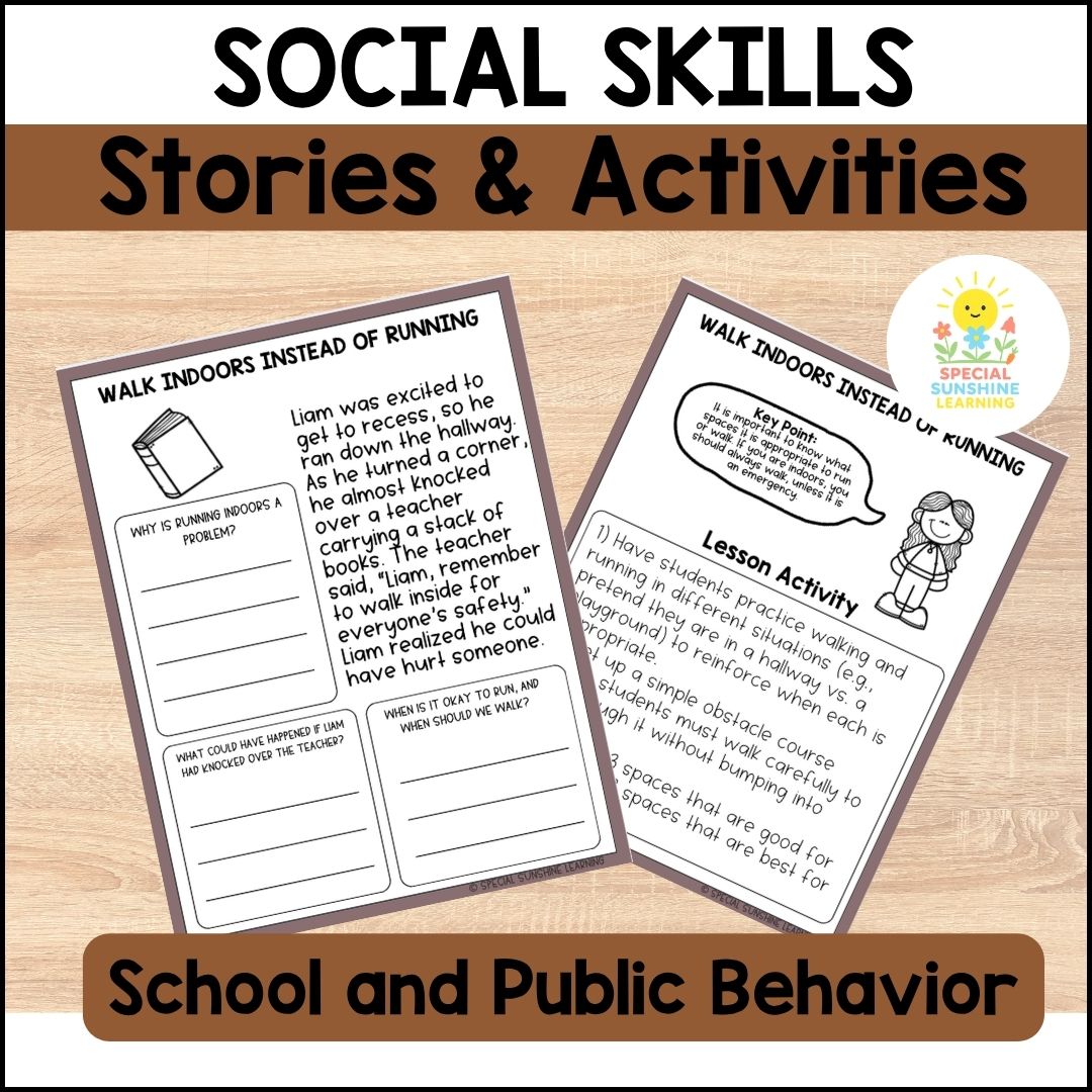 Social Skills: Stories and Activites FREE