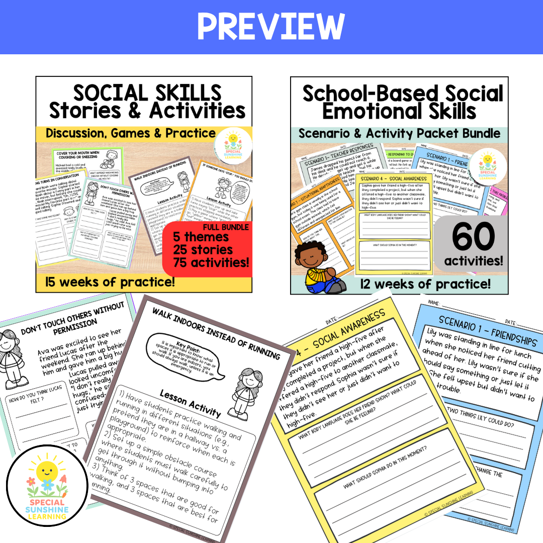Social Skills, Social Emotional Learning MEGA BUNDLE