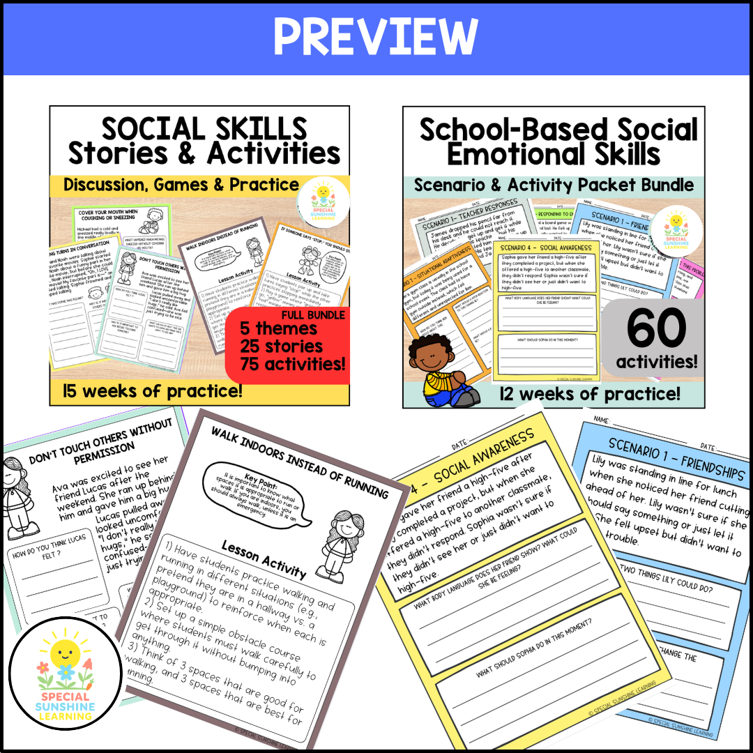 Social Skills, Social Emotional Learning MEGA BUNDLE