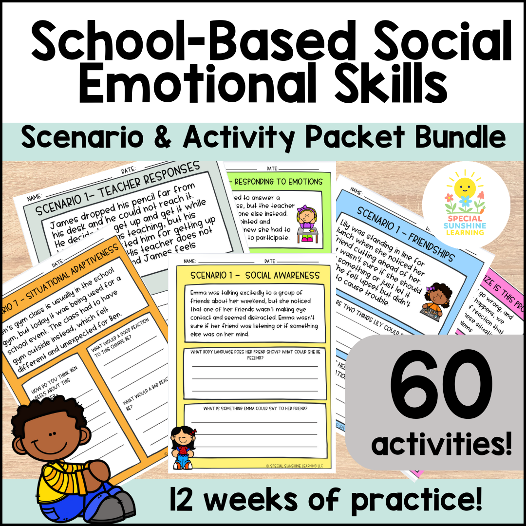 School-Based Social-Emotional Skills | 12-WEEK ACTIVITY PACK