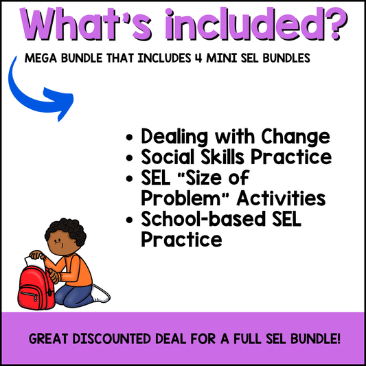 Social Skills, Social Emotional Learning MEGA BUNDLE