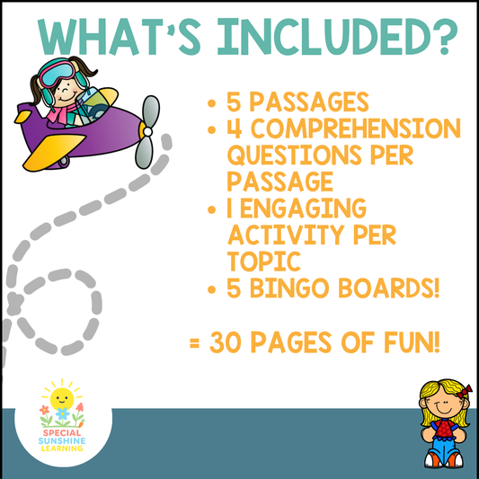 Airplane Mechanics Reading Passages & STEM Comprehension Activities