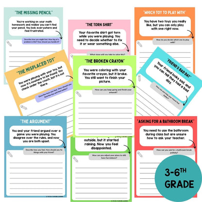 Story-Based SEL Writing Prompts for Grades 3–12 | SEL & Problem Solving