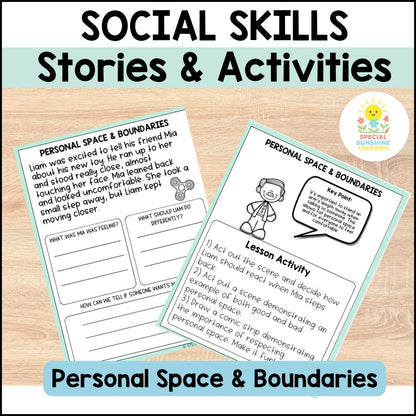 Social Skills: Stories and Activites FREE
