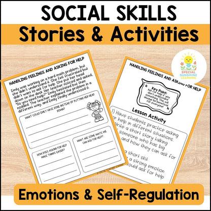 Social Skills: Stories and Activites FREE