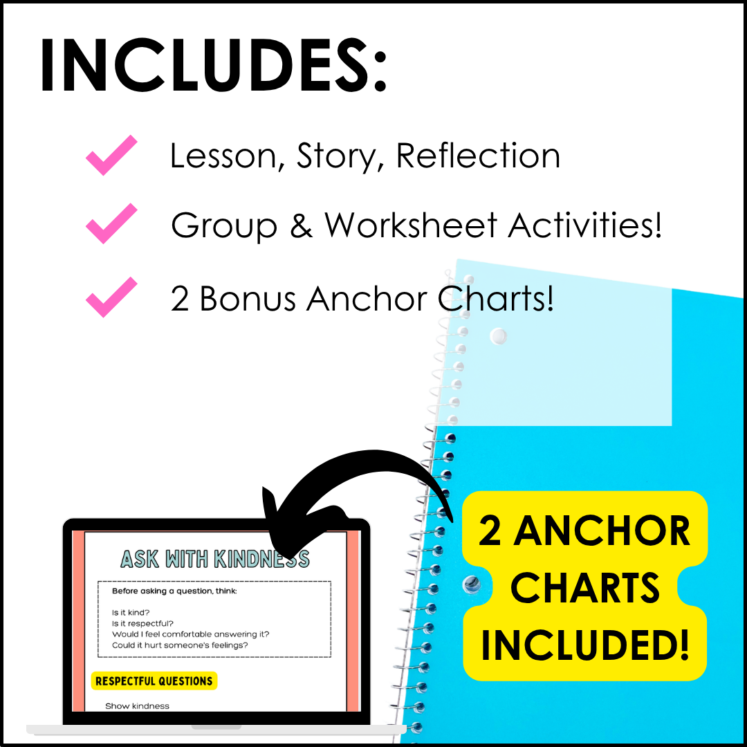Asking Respectful Questions | Social Skills Lesson & Conversation Activities