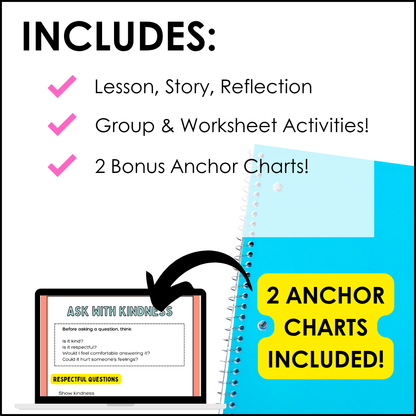Asking Respectful Questions | Social Skills Lesson & Conversation Activities