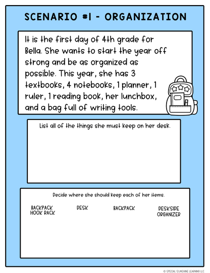 Executive Functioning Skills: Activities and Scenarios | 24 WEEK PACK