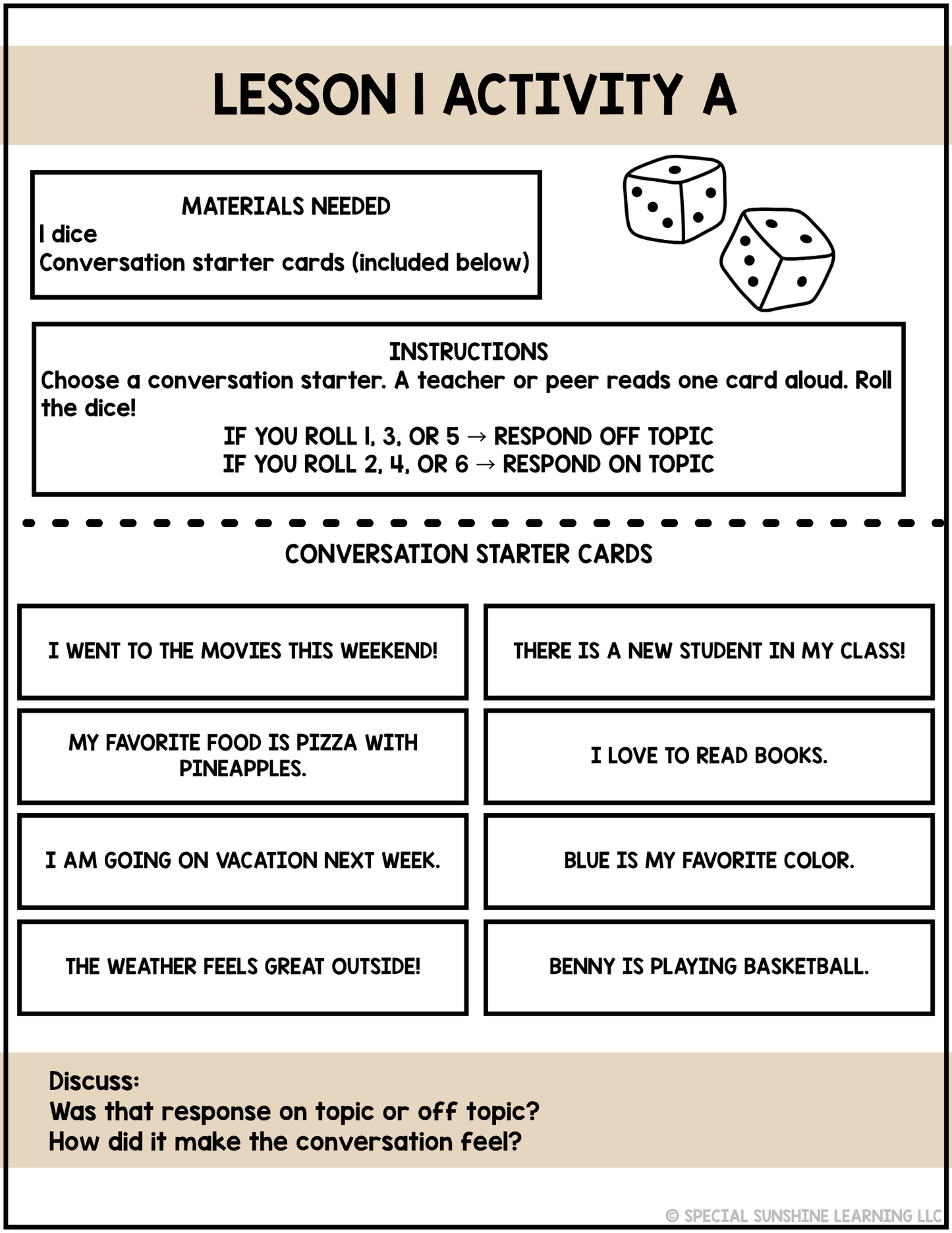 Invisible Rules of Conversation | Social Skills Lessons + Activities