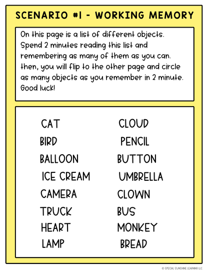 Executive Functioning Skills: Activities and Scenarios | 24 WEEK PACK