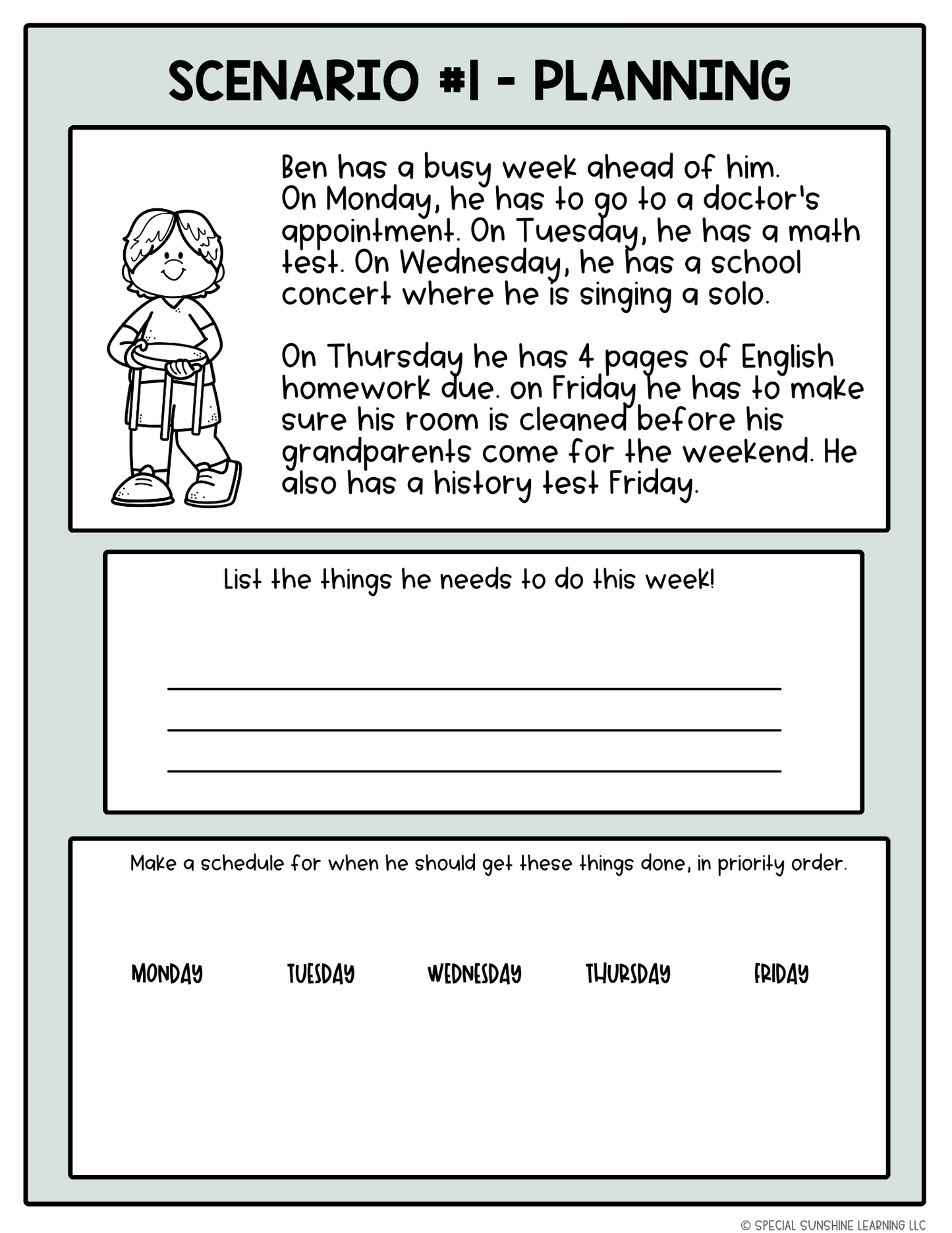 PAPERBACK Executive Functioning Skills Workbook: 24-Week Activities & Real-Life Learning Scenarios for Grades 3–7 (ADHD, Autism & Beyond)