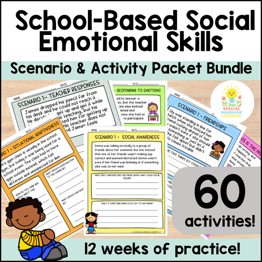 School-Based Social-Emotional Skills | 12-WEEK ACTIVITY PACK