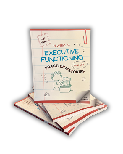 Executive Functioning Skills Workbook: 24-Week Activities & Real-Life Learning Scenarios for Grades 3–7 (ADHD, Autism & Beyond)