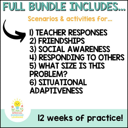 School-Based Social Emotional Skills "Teacher Responses" Activities