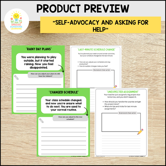 Story-Based SEL Writing Prompts "Unexpected Change & Transition” | Grades 3–12