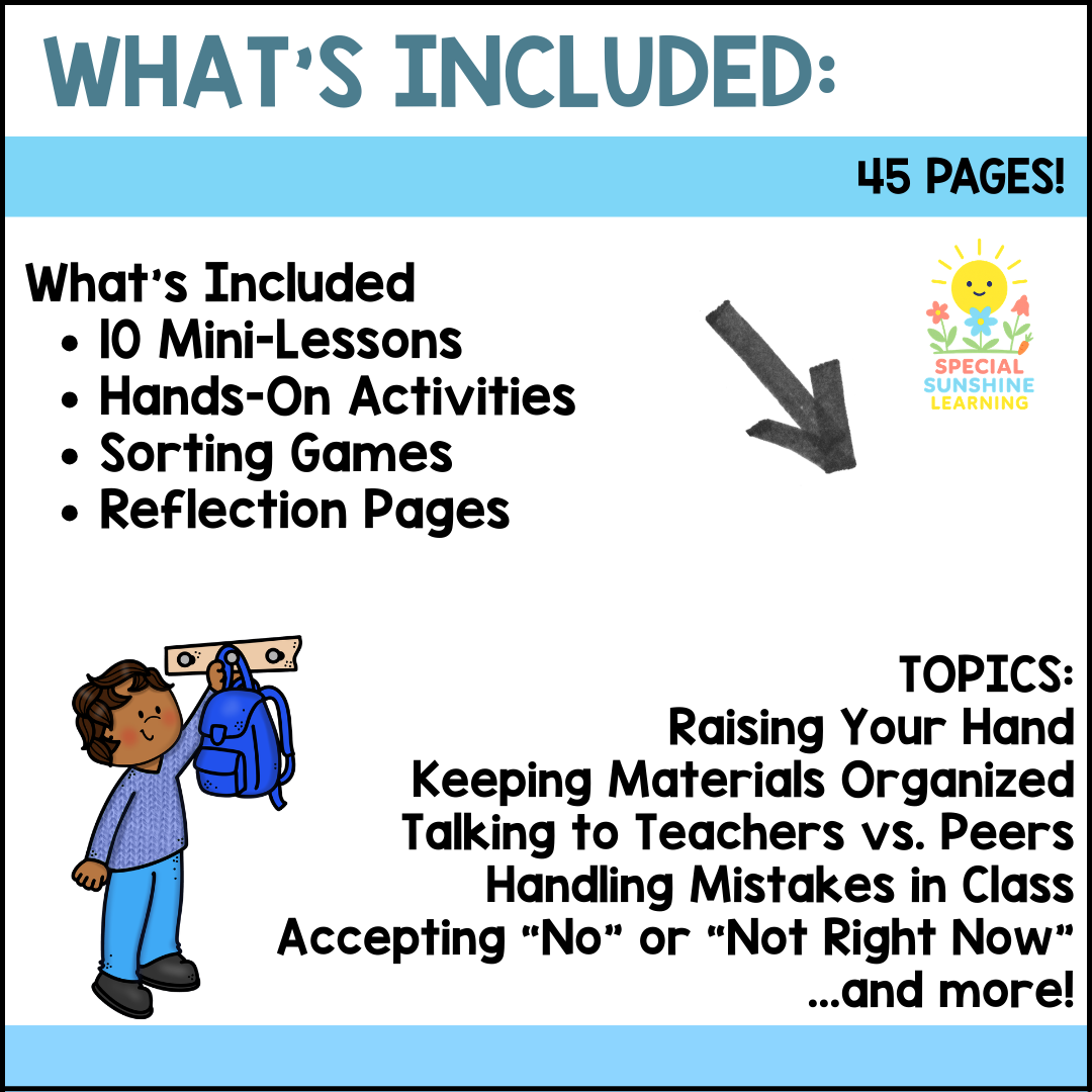 Invisible Rules at School | Social Skills Lessons + Activities