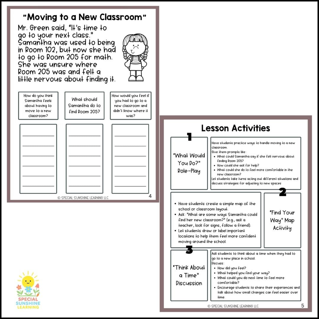 "Going From One Place to Another" – Managing Change Stories & Lessons | FREEBIE