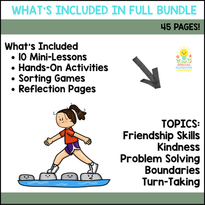 Invisible Rules of Friendship FREEBIE | Social Skills Lessons + Activities