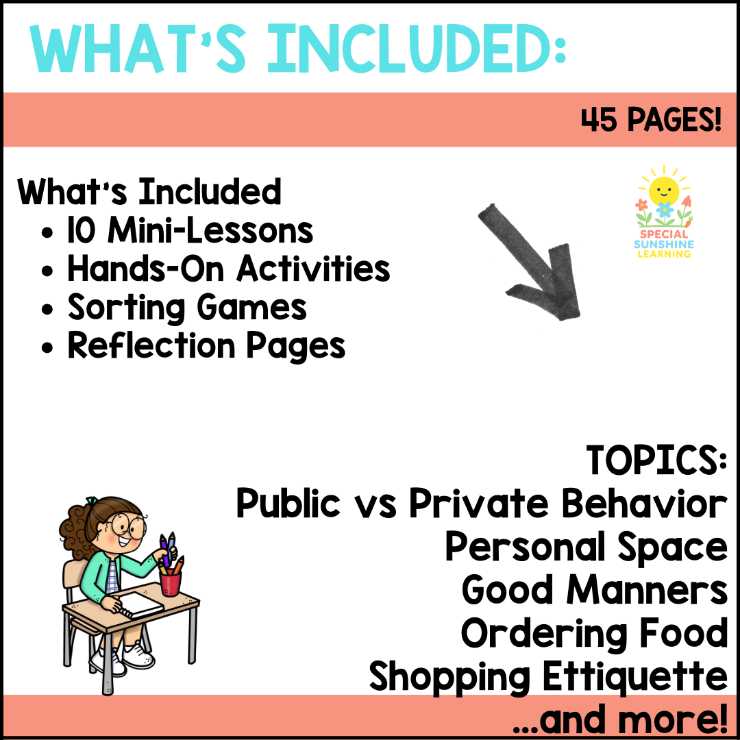 Invisible Rules in Public | Social Skills Lessons + Activities