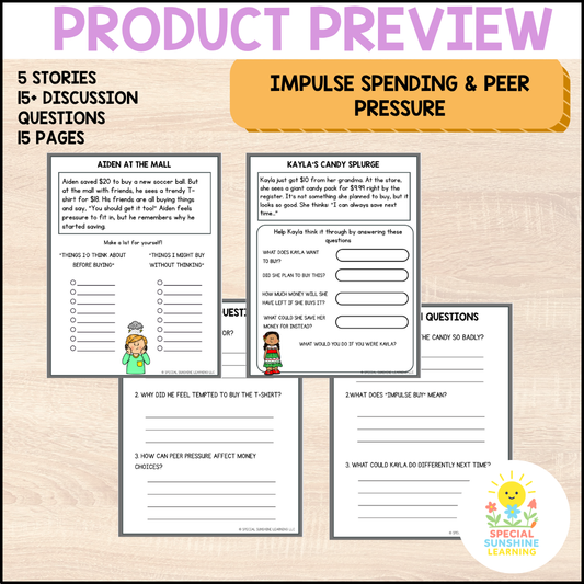 Impulse Spending and Pressure | Budgeting & Smart Money Choices | Grade 3–6