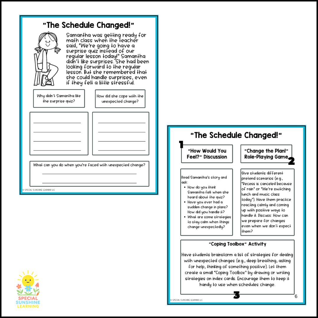 "Dealing with Unexpected Changes" – Managing Change Stories & Lessons FREEBIE