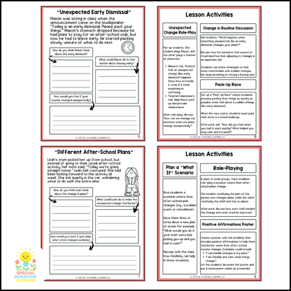 "Handling Changes in Routine" – Managing Change Social Stories & SEL Lessons