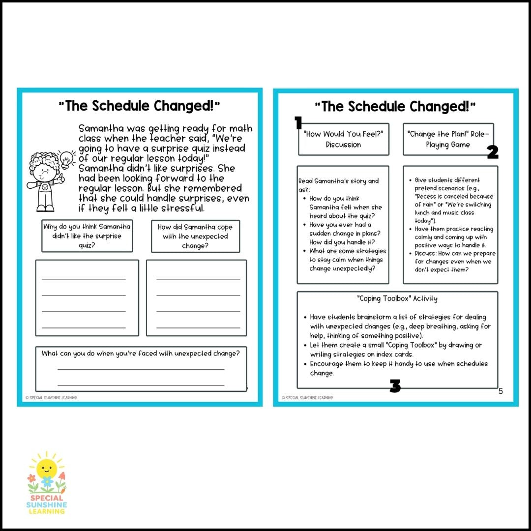 "Dealing with Unexpected Changes" – Managing Change Stories & Lessons FREEBIE