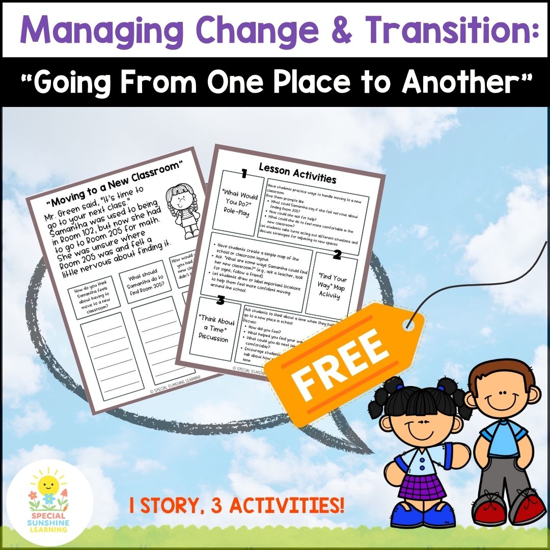 "Going From One Place to Another" – Managing Change Stories & Lessons | FREEBIE