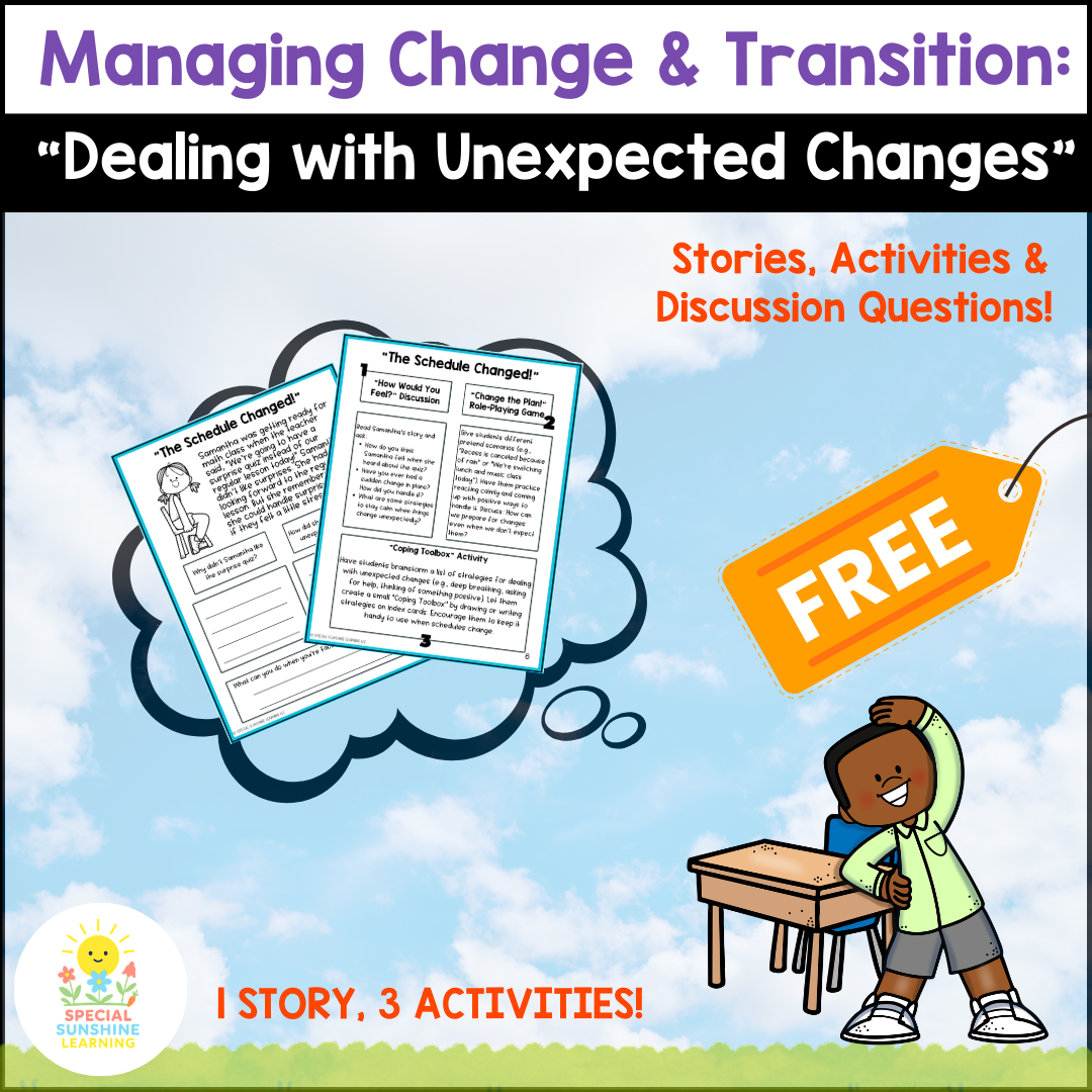 "Dealing with Unexpected Changes" – Managing Change Stories & Lessons FREEBIE
