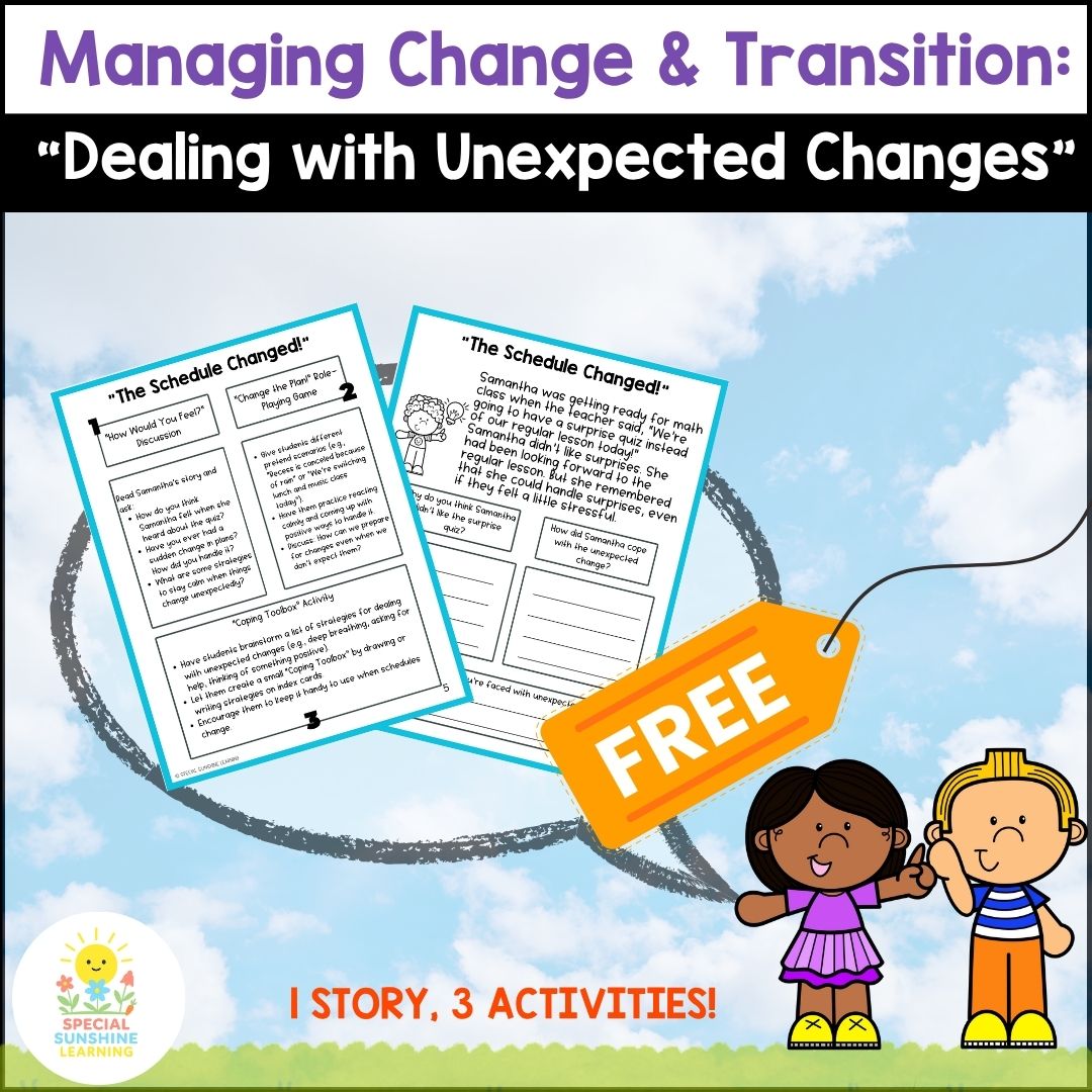 "Dealing with Unexpected Changes" – Managing Change Stories & Lessons FREEBIE