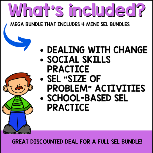 Social Skills, Social Emotional Learning MEGA BUNDLE