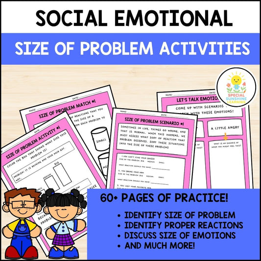 SEL: 'Size of Problem' Social Emotional Activities