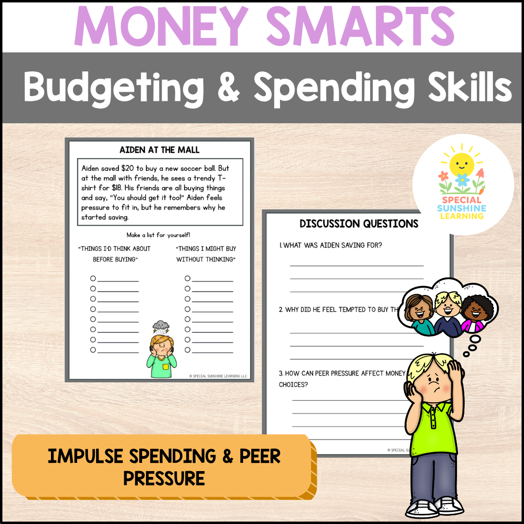 "Impulse Spending and Pressure" | Budgeting & Smart Money Choices | Grade 3–6