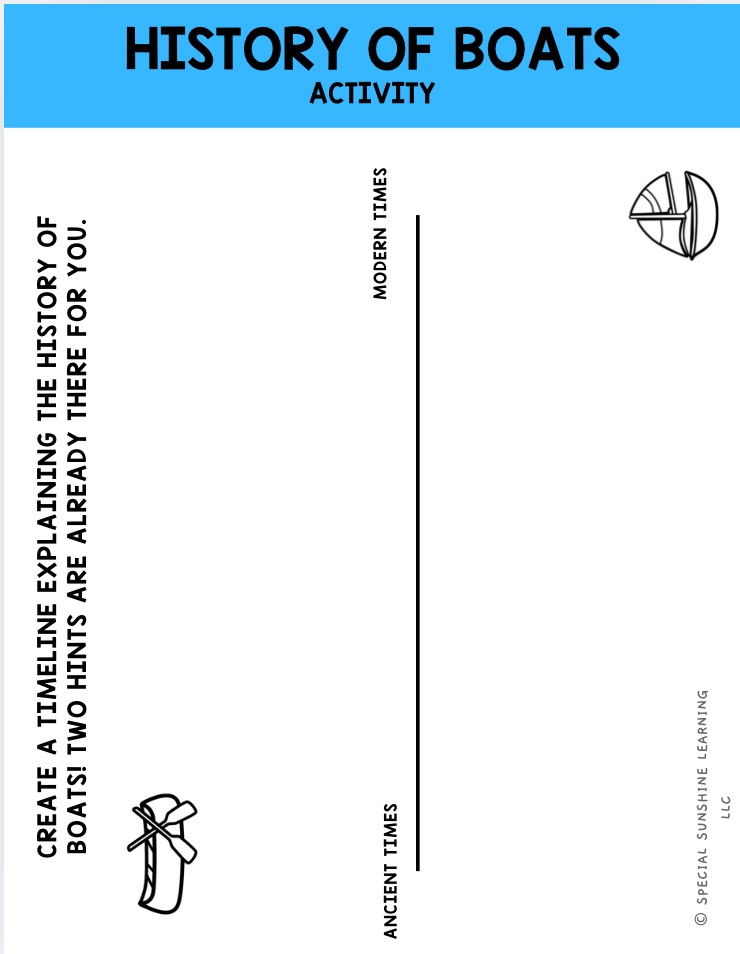 "Boat Mechanics" Reading Passages & STEM Comprehension Activities FREEBIE