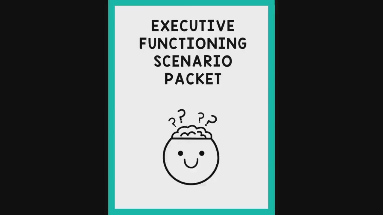 Executive Functioning Skills: Activities and Scenarios | 24 WEEK PACK