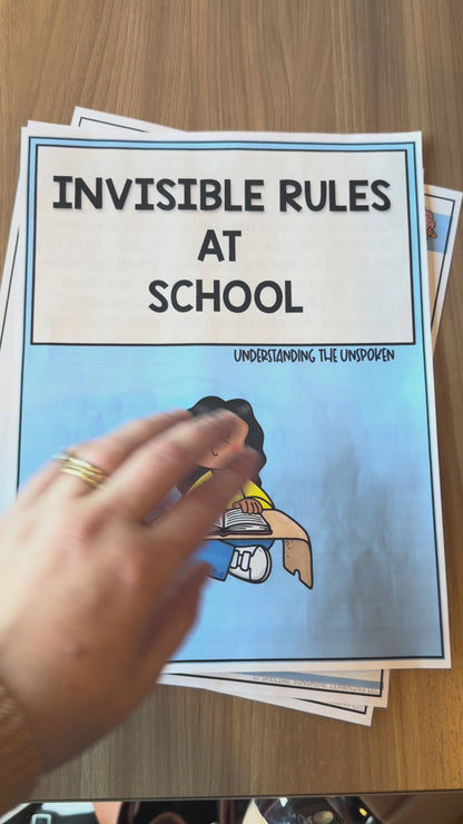 Invisible Rules at School | Social Skills Lessons + Activities
